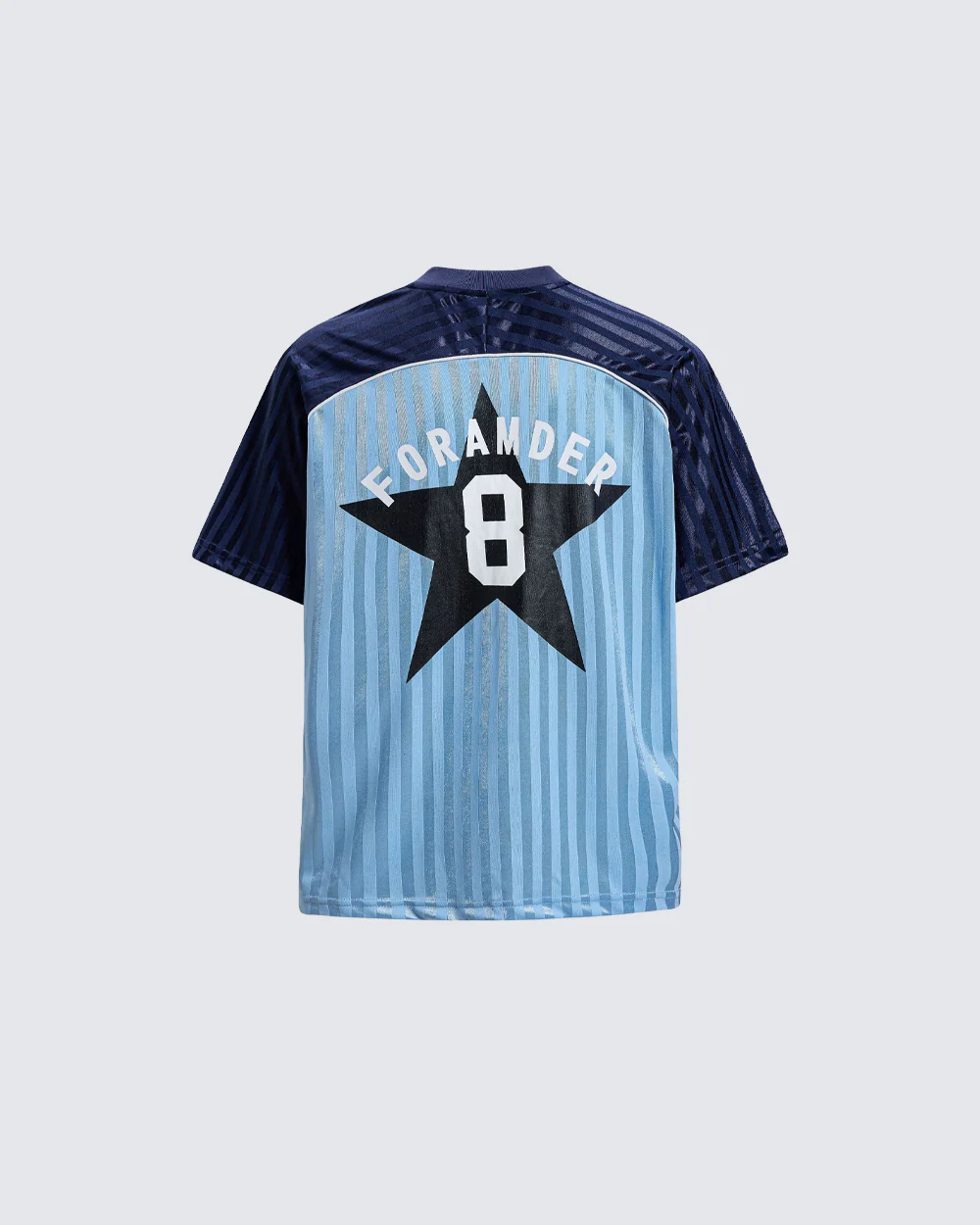 Retro Striped Star Number Jersey T-Shirt - Image 4