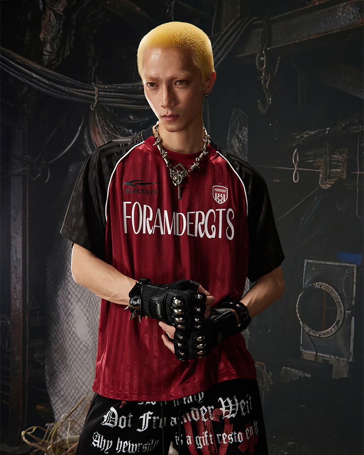 Retro Striped Star Number Jersey T-Shirt - Image 7