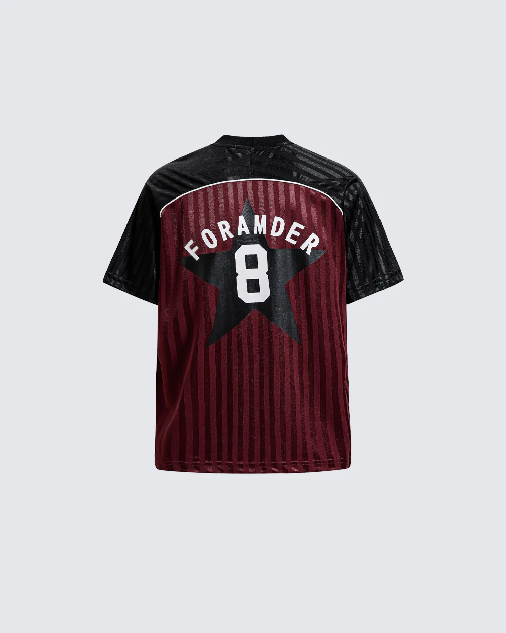 Retro Striped Star Number Jersey T-Shirt - Image 9