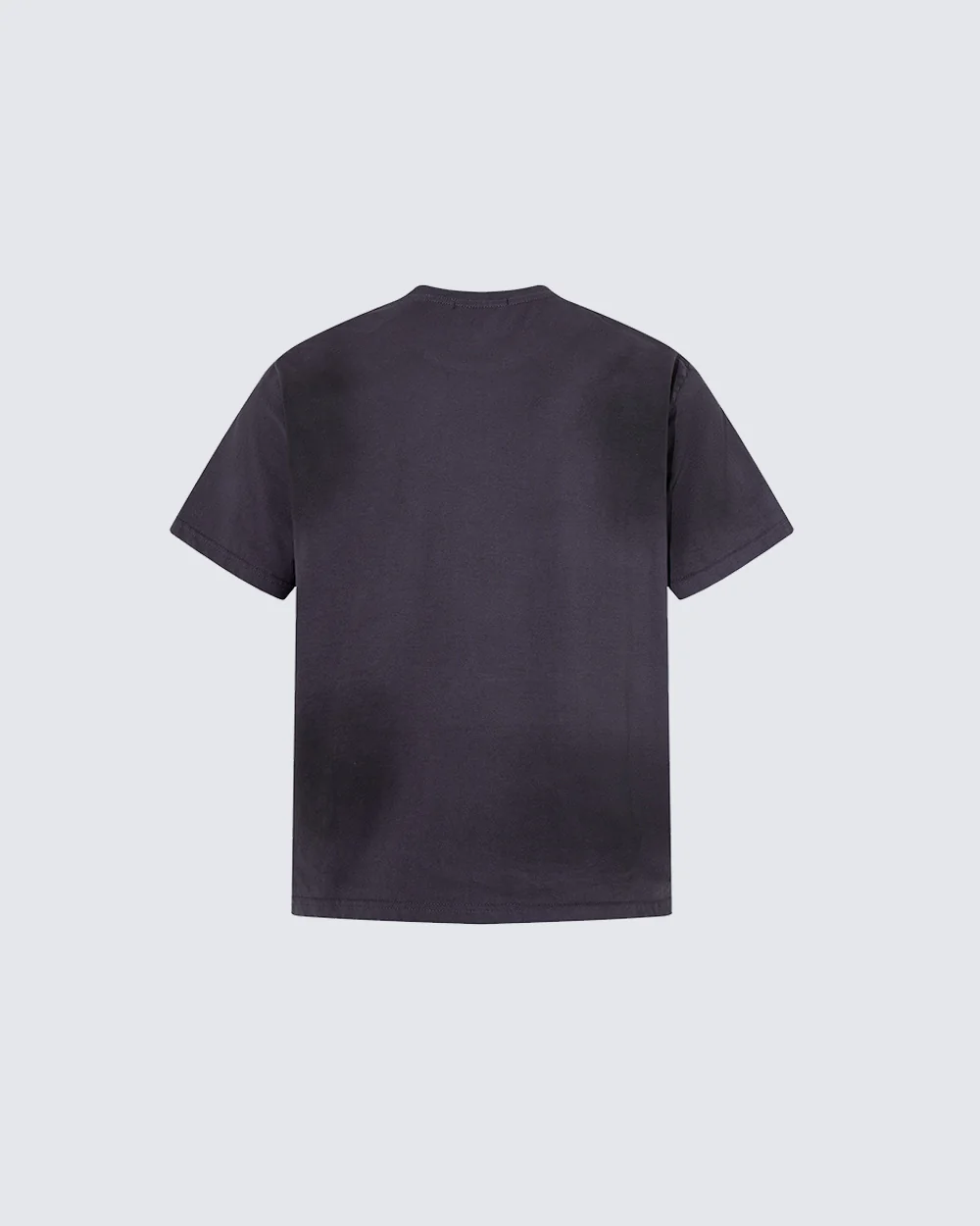 Retro-Style Washed Print Casual Short-Sleeved T-Shirt - Image 5