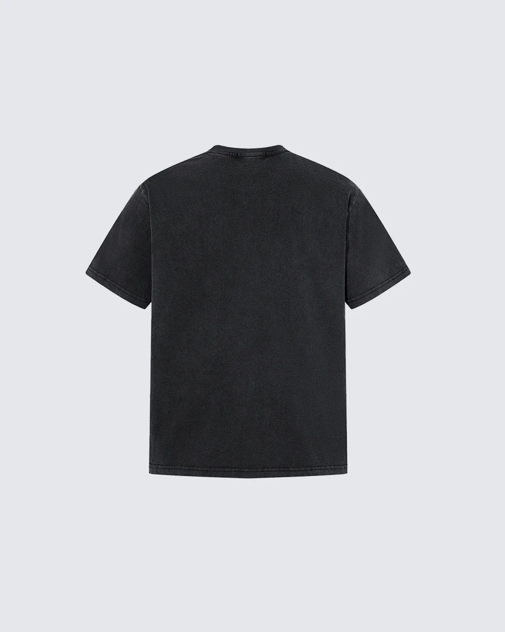 Retro-Style Washed Print Casual Short-Sleeved T-Shirt - Image 6