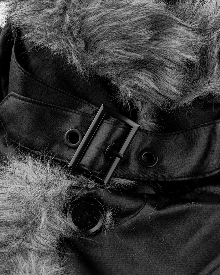 Reversible Faux Fur & Faux Leather Jacket - Image 7