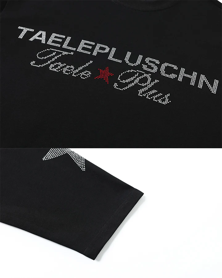 Rhinestone Star Graphic Long Sleeve Shirt - Image 11