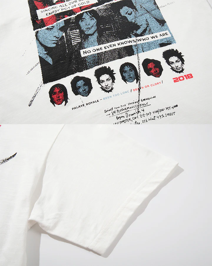 Rock Hip-Hop Graphic T-shirt - Image 11