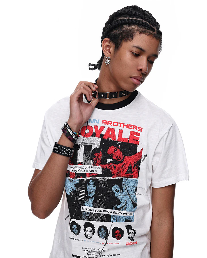 Rock Hip-Hop Graphic T-shirt - Image 2