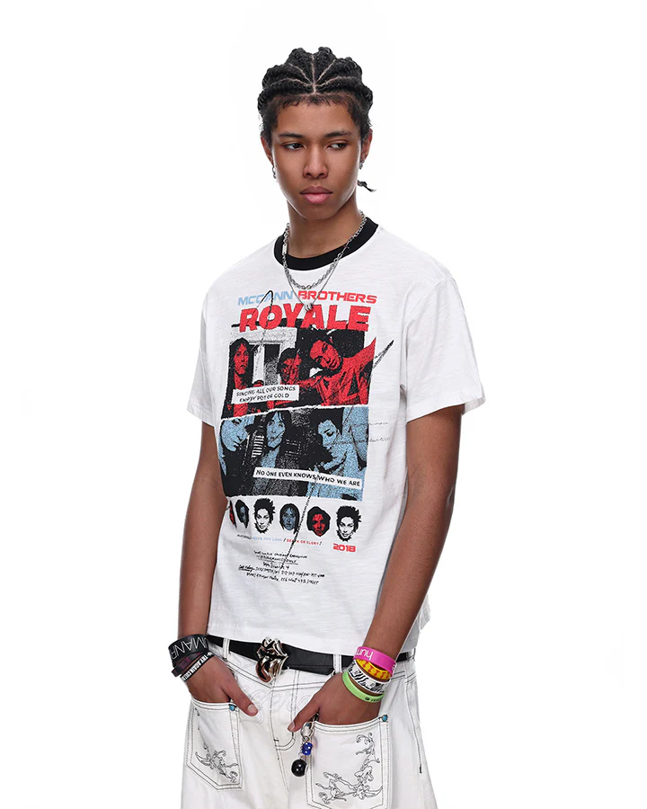 Rock Hip-Hop Graphic T-shirt - Image 8