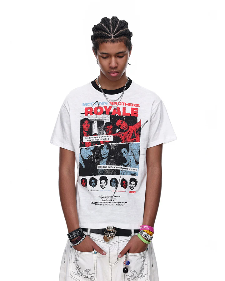 Rock Hip-Hop Graphic T-shirt - Image 9