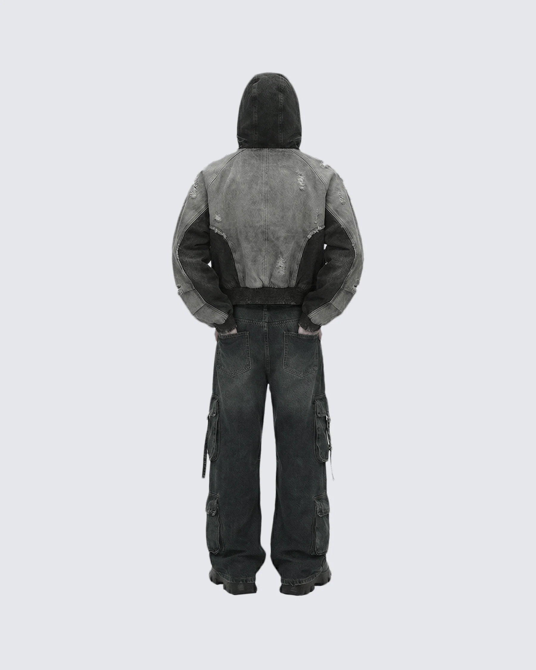 RUINED AMUSEMENT PARK SERIES-Wasteland Style Jacket - Image 8