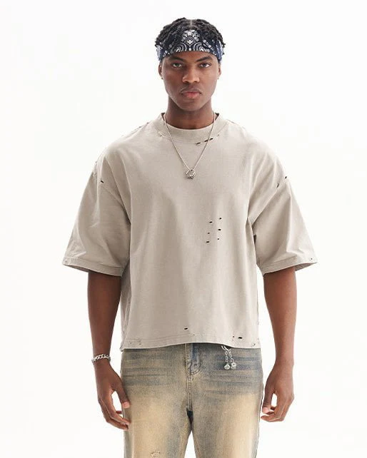 Street Fashion Short Boxy Tee - Image 2