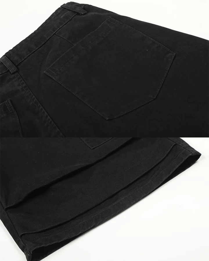 Script Embroidered Utility Cargo Bermuda Shorts - Image 7