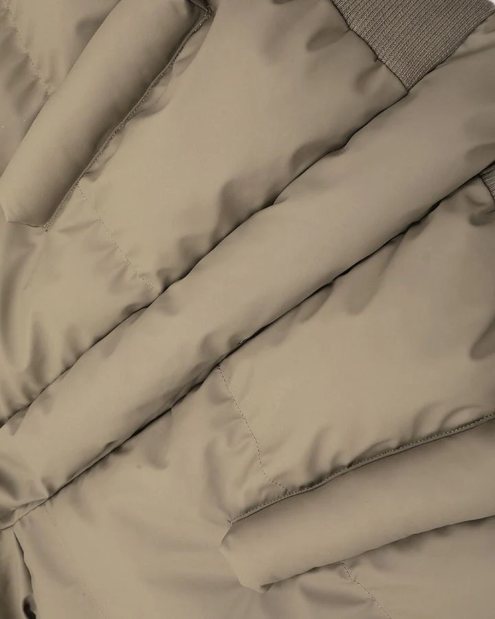 Simple High Neck Short Cotton Jacket - Image 9