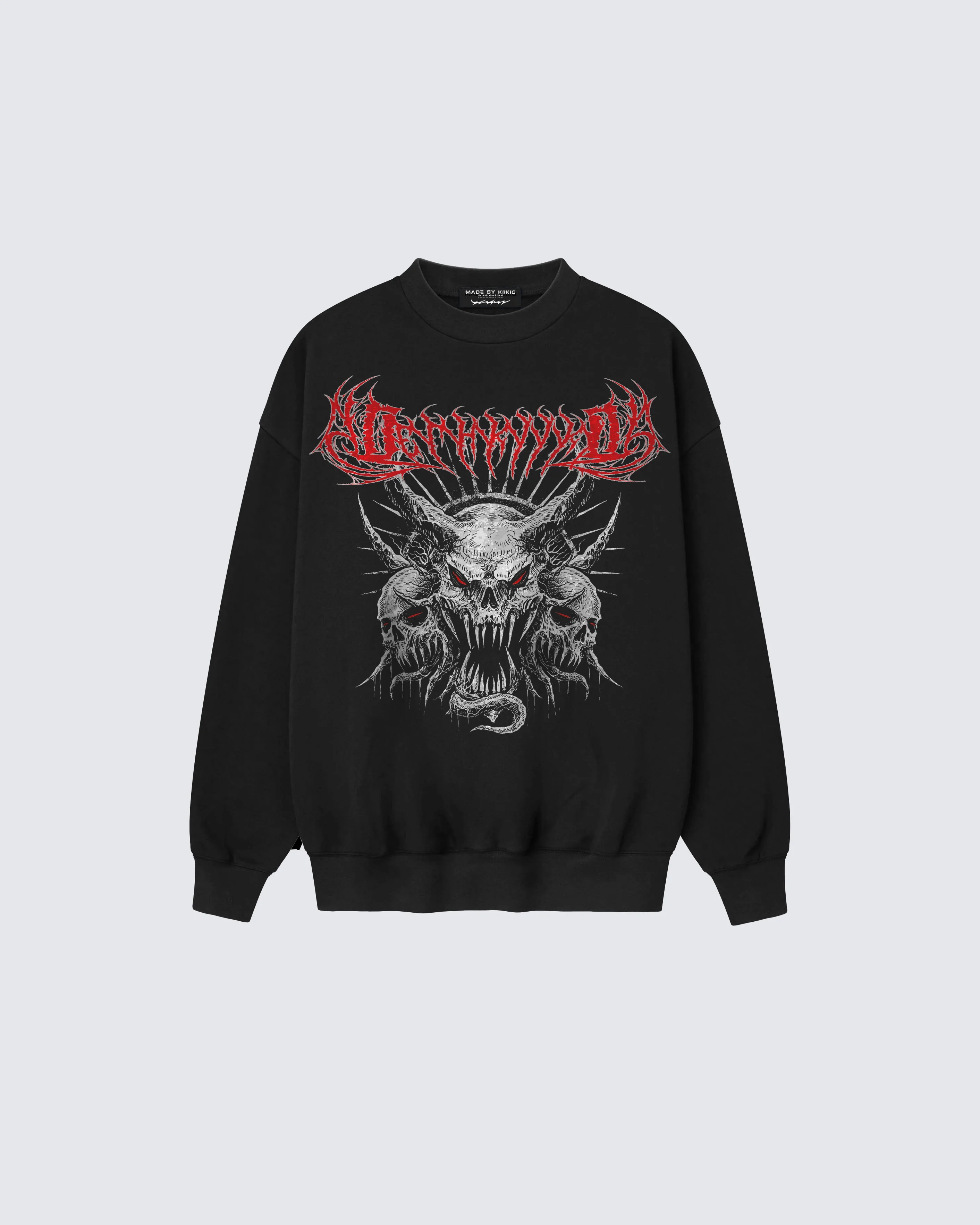 Skull Fury Graphic Sweatshirt - Image 3
