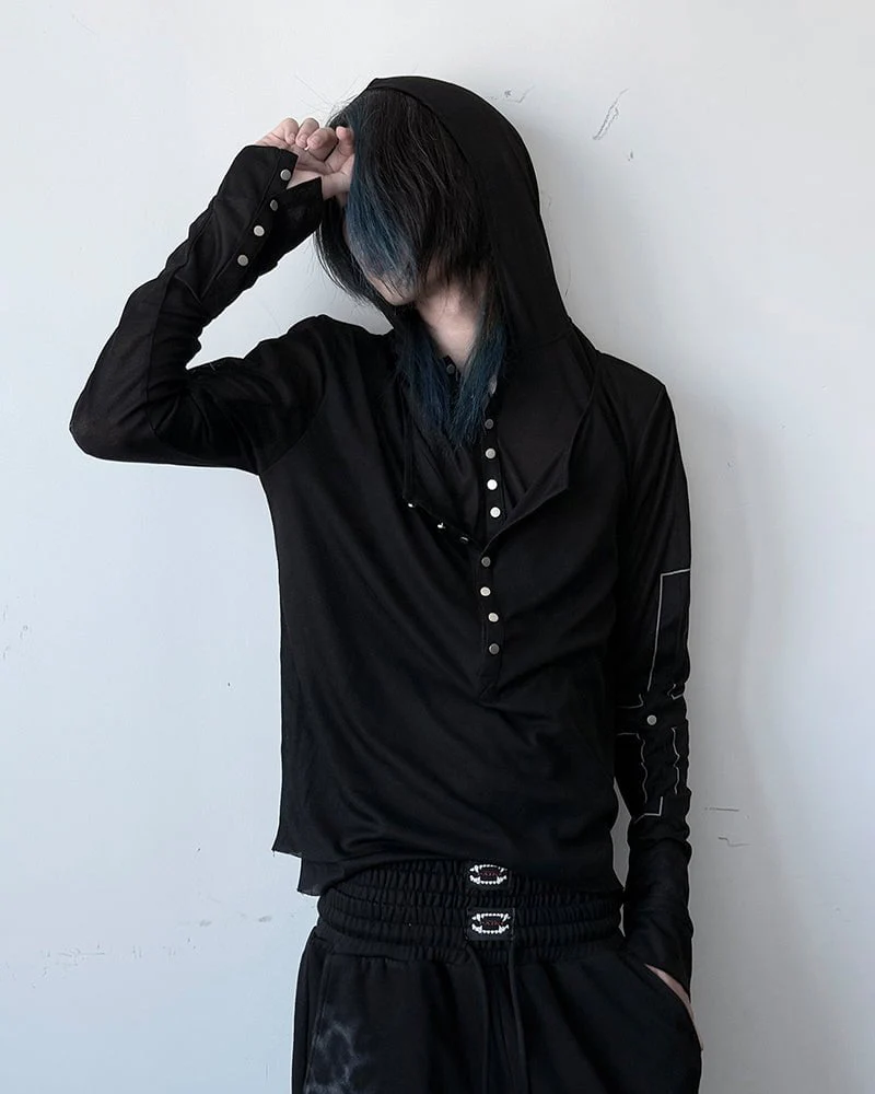 Slim Fit Long Sleeve Pullover with Unique Design - Image 5