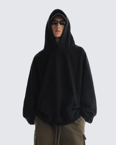 KIIKIO Raglan Sleeve Loose Hoodies - Image 3