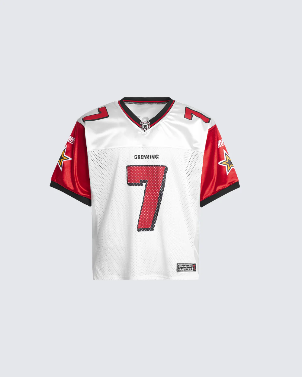 Sport Mesh Number Print Street Football Jersey - Image 2