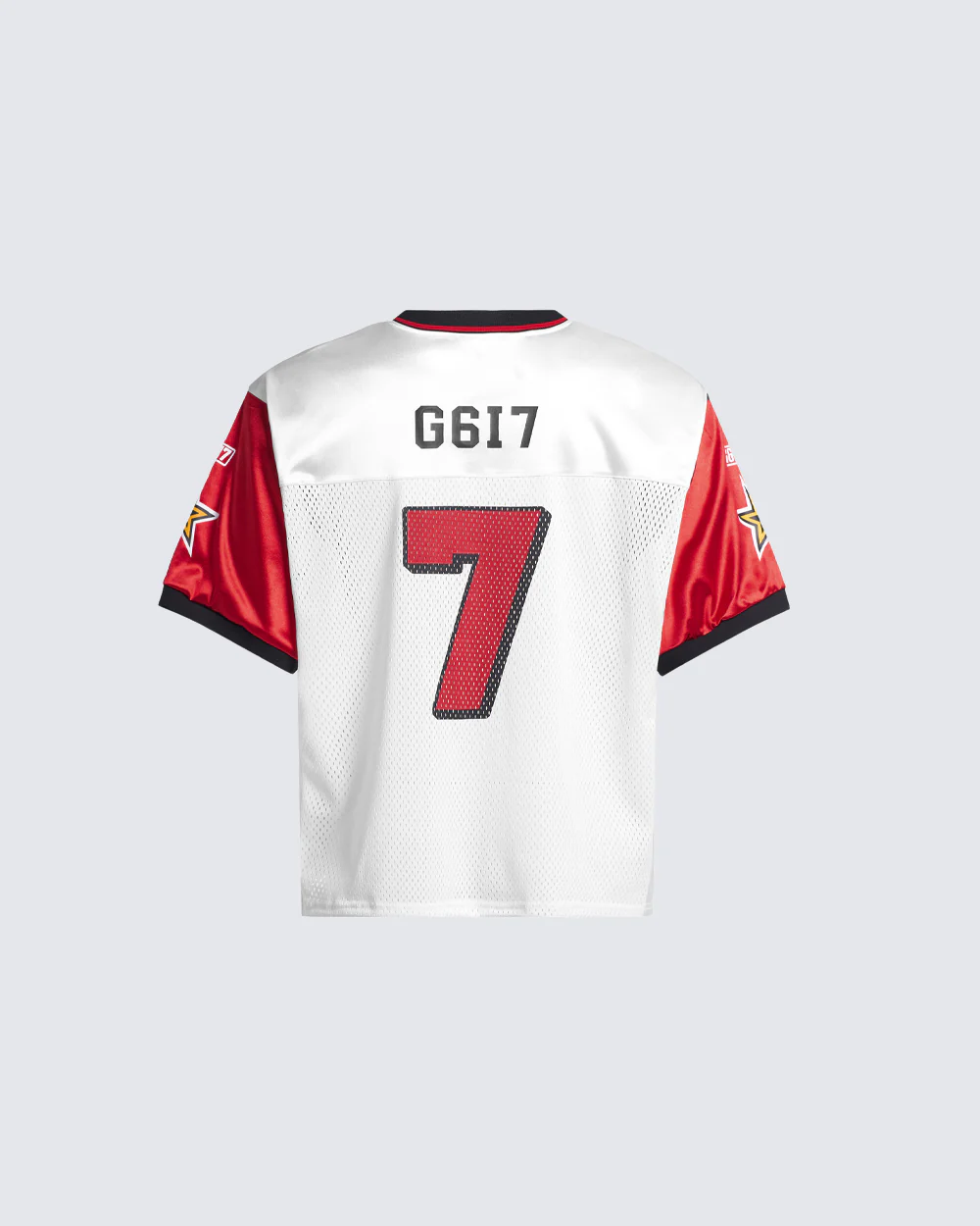 Sport Mesh Number Print Street Football Jersey - Image 4
