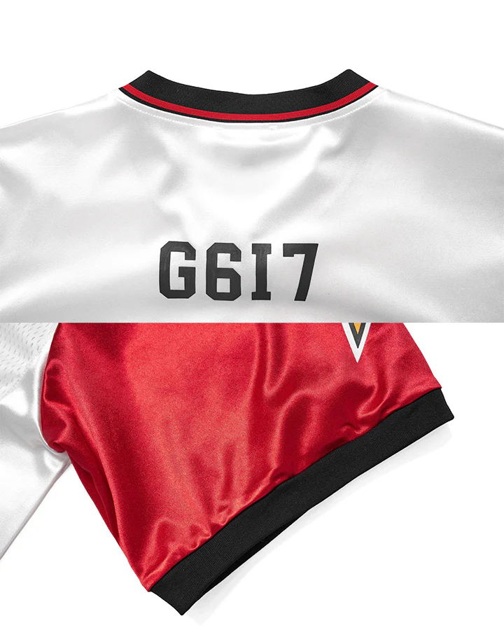 Sport Mesh Number Print Street Football Jersey - Image 6