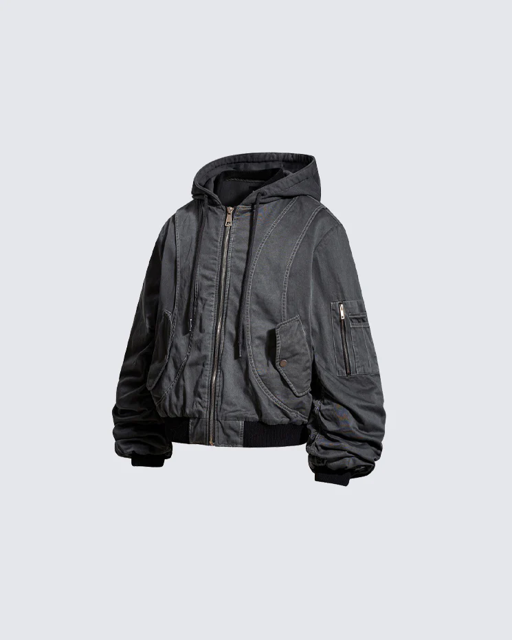 Spring Lightweight Casual Hooded Jacket - Image 2