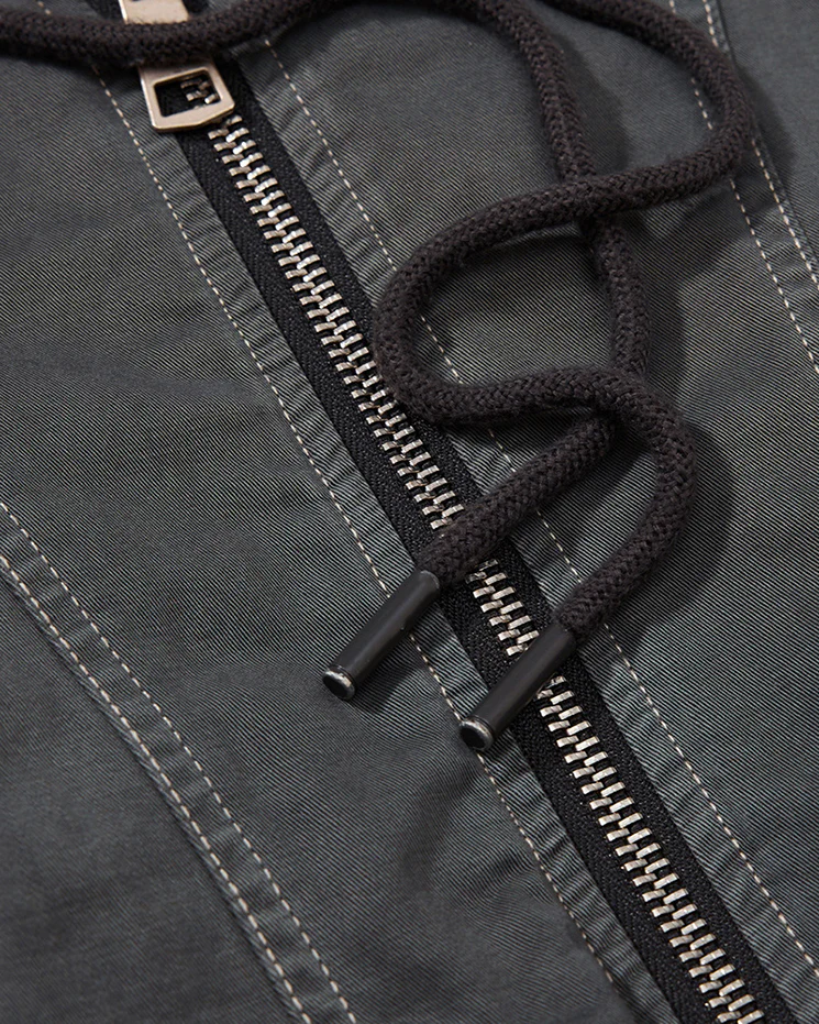 Spring Lightweight Casual Hooded Jacket - Image 4