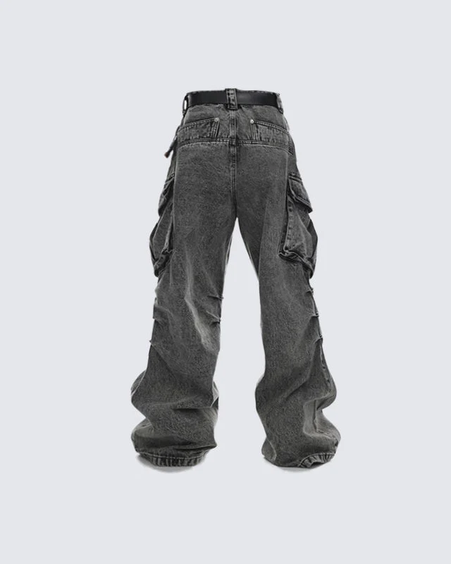 Stackable Multi-Pocket Cargo Pants - Image 4