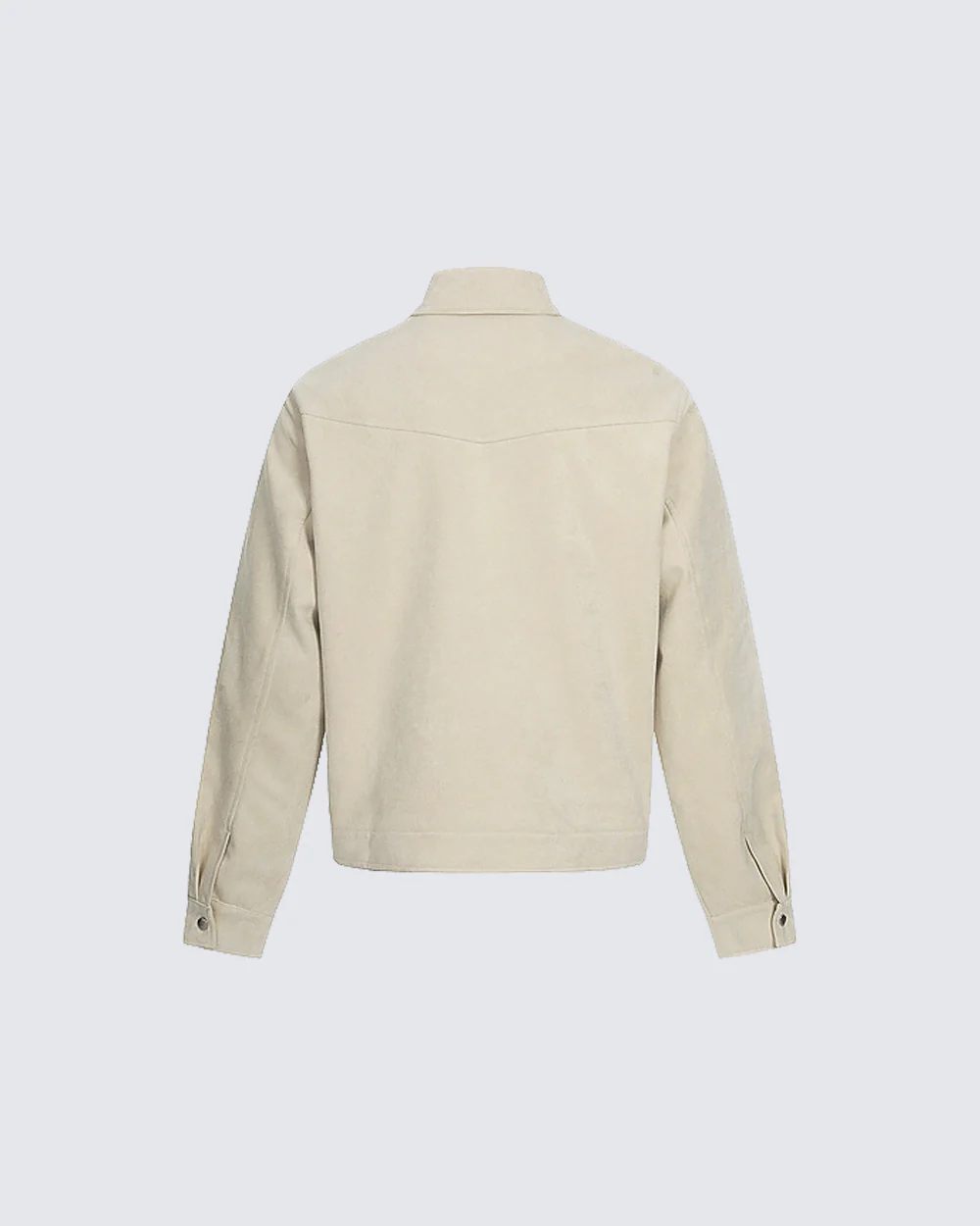 Stand Collar Buckle Embroidered Jacket - Image 9