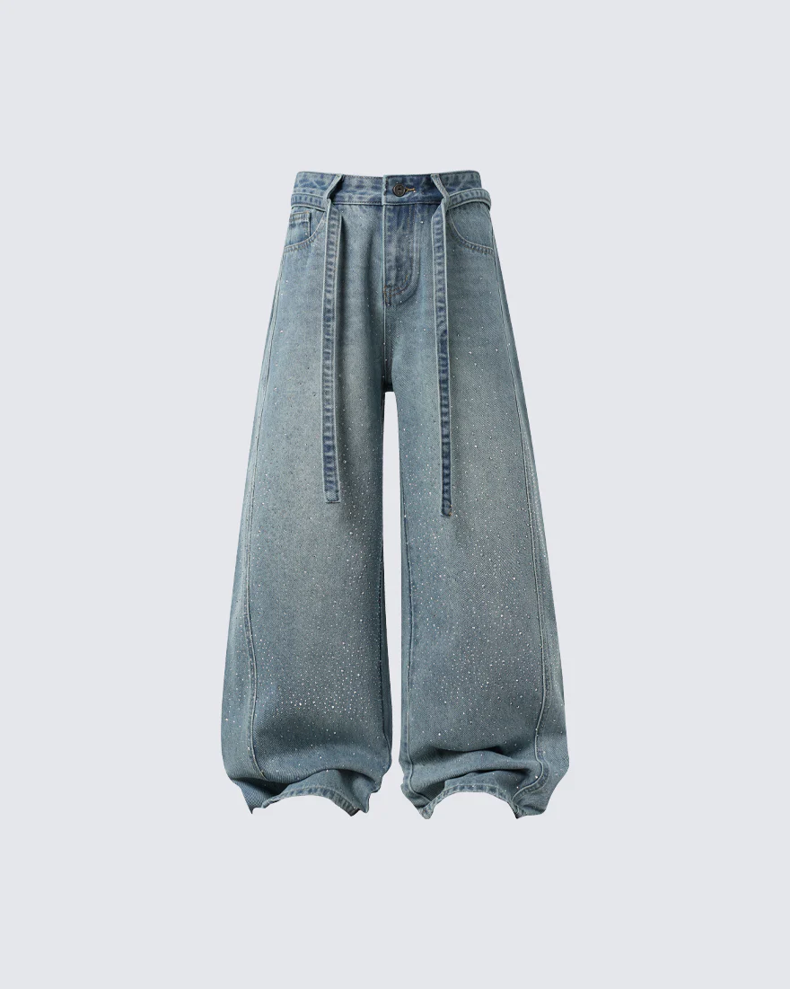 Starry Dot New Balloon Jeans - Image 2
