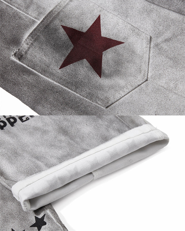 Street Hip-Hop Distressed Denim Jeans - Image 6
