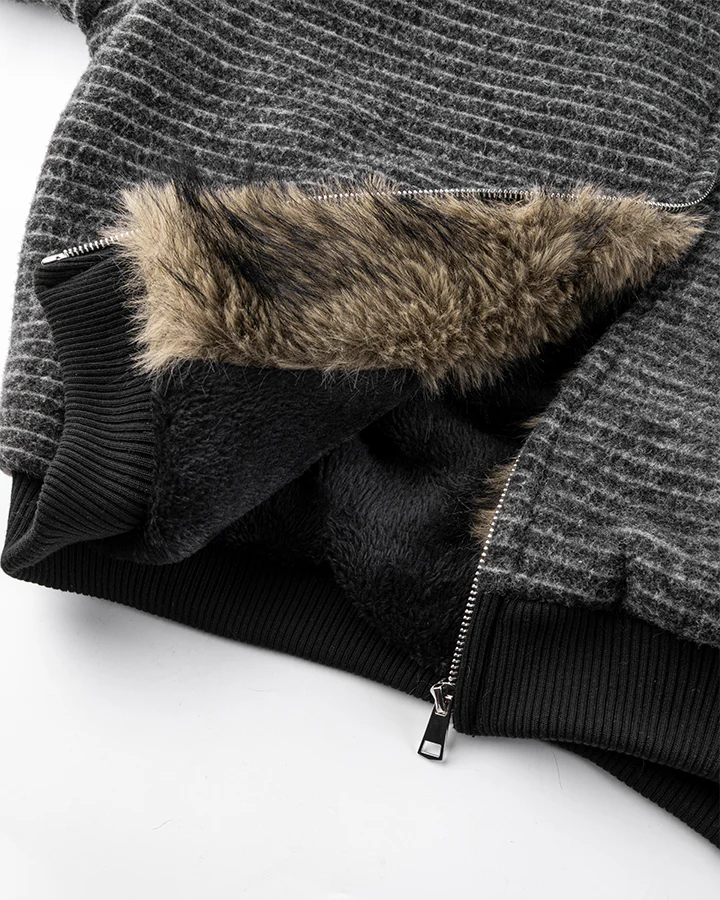 Cotton Blend + Faux Fur Lining - Image 4