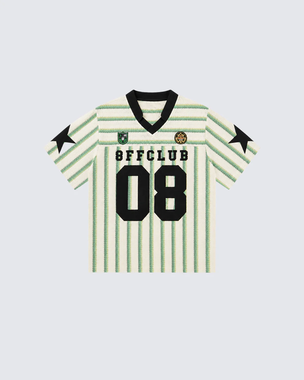 Striped Number Graphic Sport Jersey Tee - Image 4