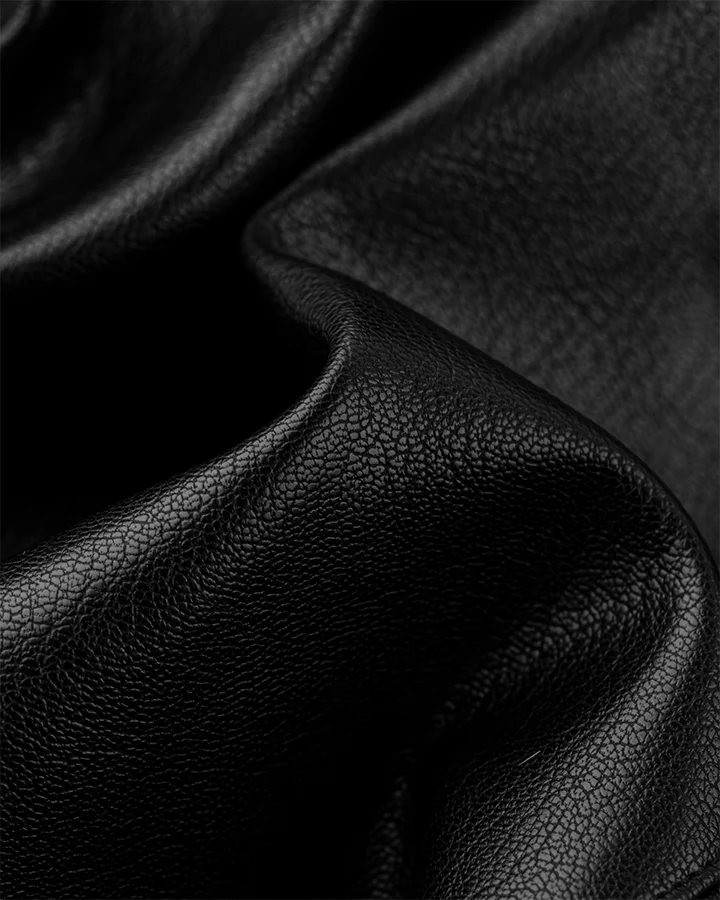 Structured Panel Faux Leather Jacket - Image 8