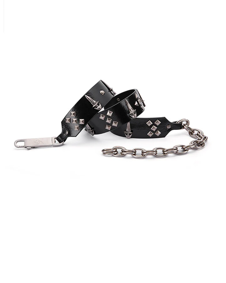 Studded Chain Punk Belt - Image 4