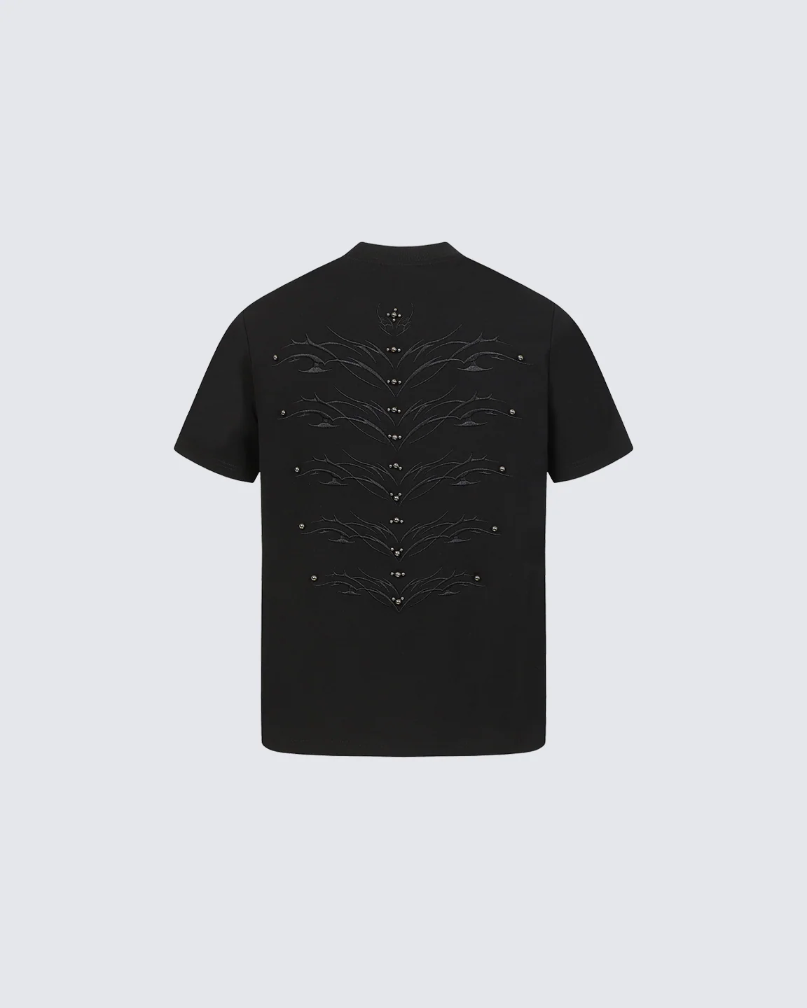 Studded Flame Spine T-Shirt - Image 4