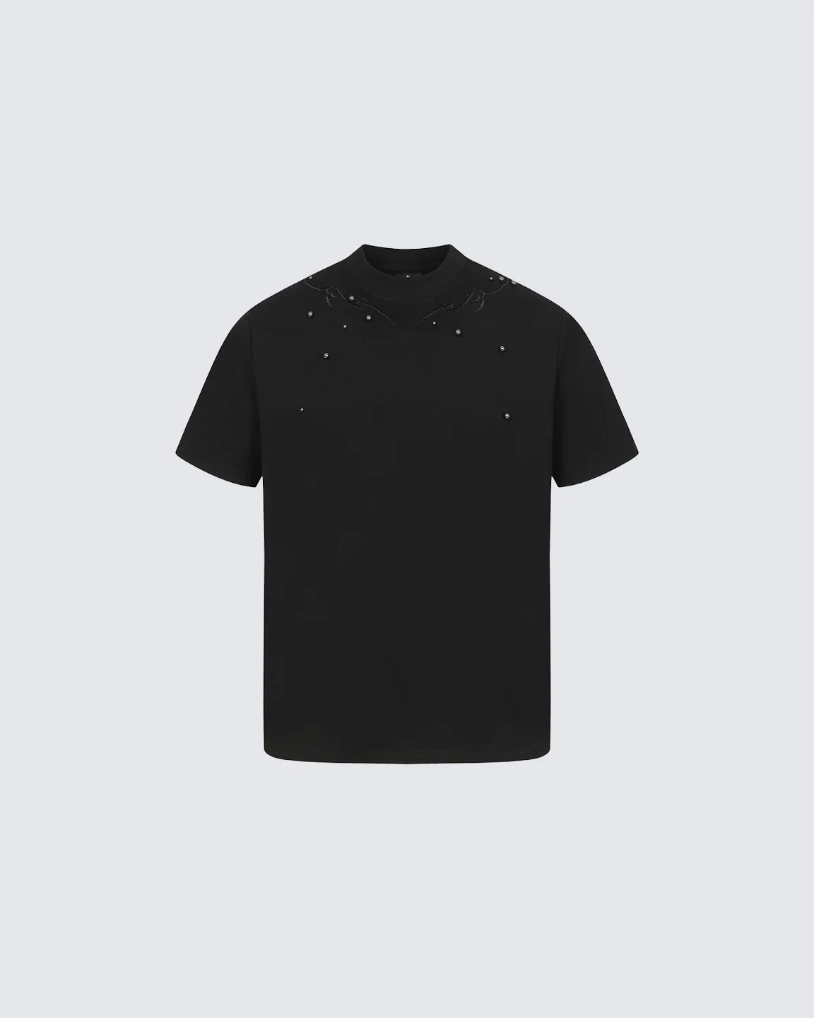 Studded Flame Spine T-Shirt - Image 5
