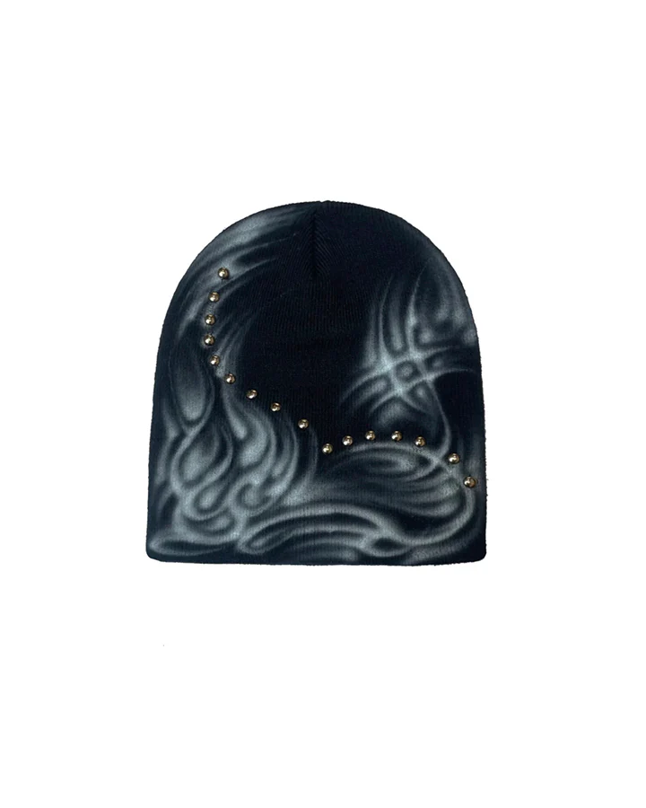 Studded Gradient Beanie Hat - Image 3