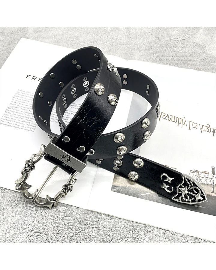 Studded Hip-Hop Punk Belt - Image 4