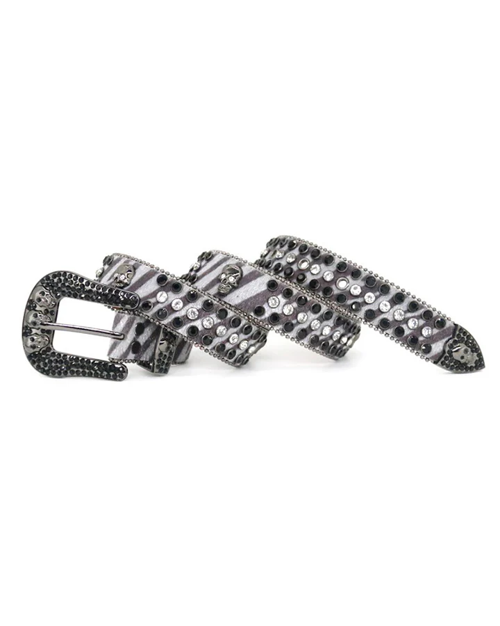 Studded Skull Punk Belt - Image 5