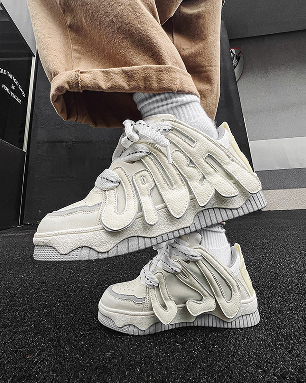 Stylish Chunky Sole Sneakers - Image 3