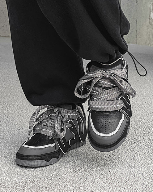 Stylish Chunky Sole Sneakers - Image 4