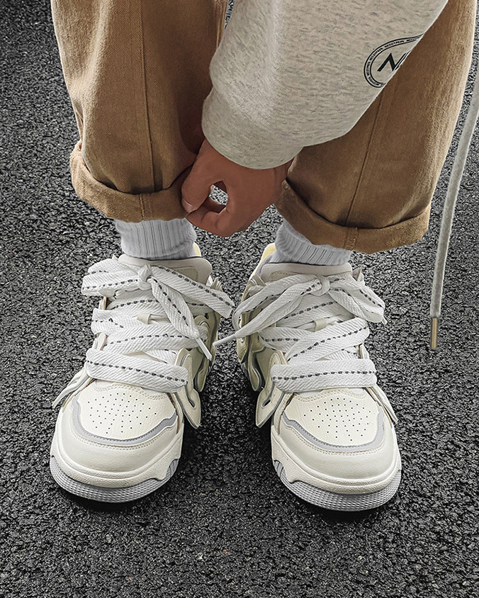 Stylish Chunky Sole Sneakers - Image 6