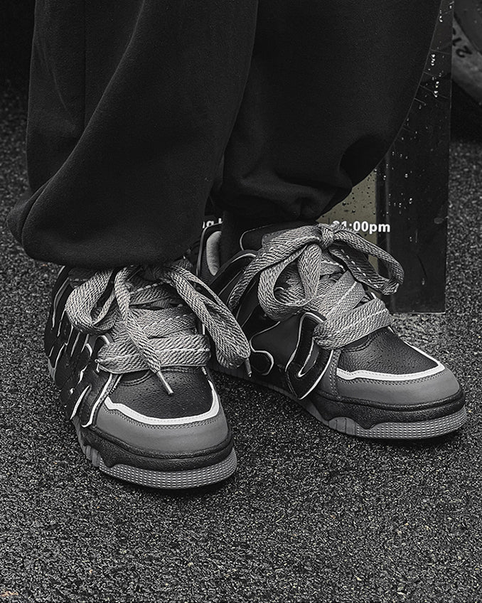 Stylish Chunky Sole Sneakers - Image 7