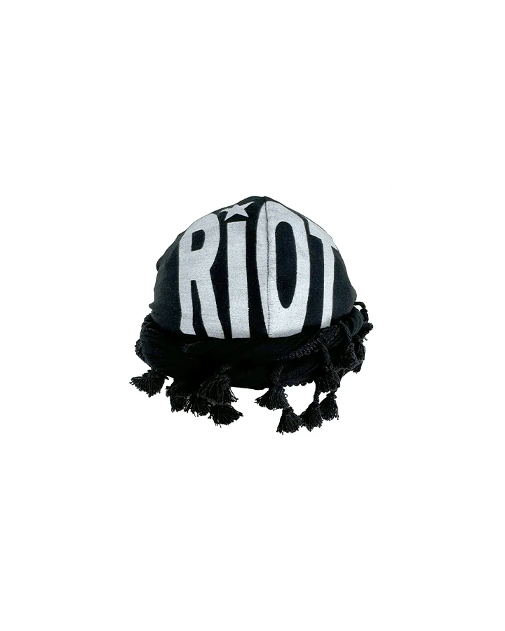 Tassel Print Twist Tail Hip-Hop Hat - Image 2