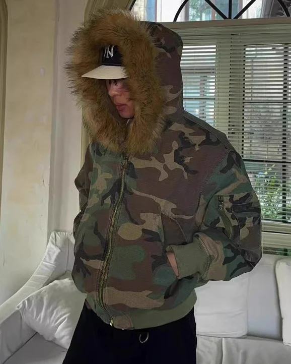 Thickened Camouflage Padded Jacket - Image 4