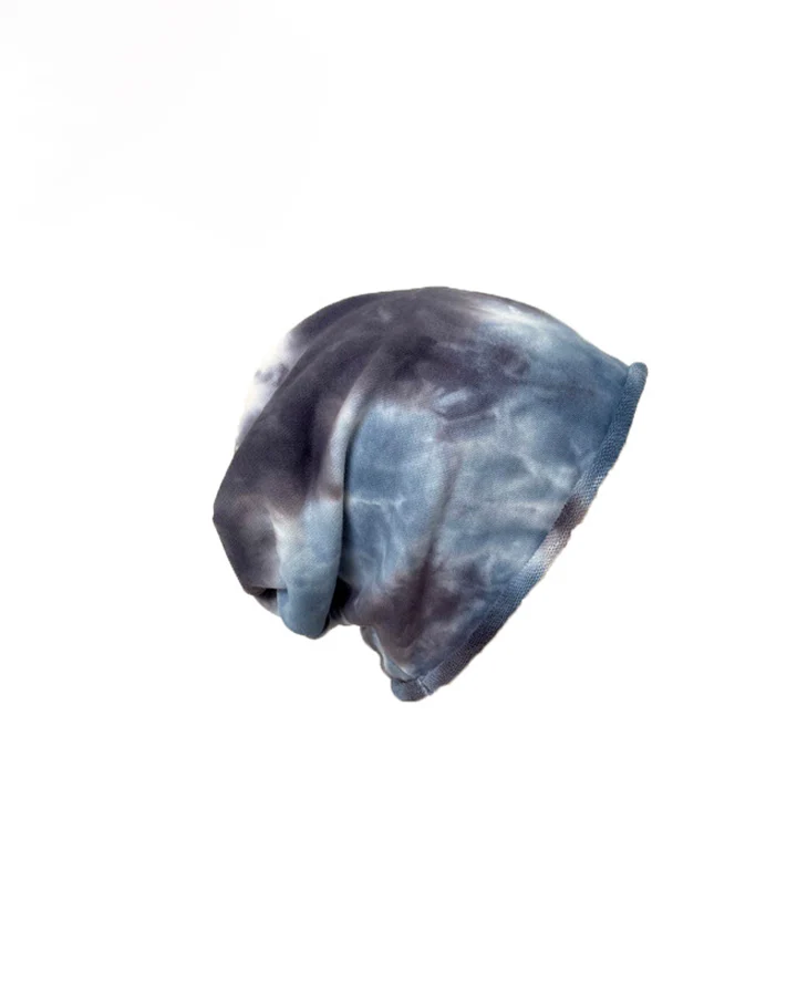 Tie-Dye Knit Beanie Hat - Image 2