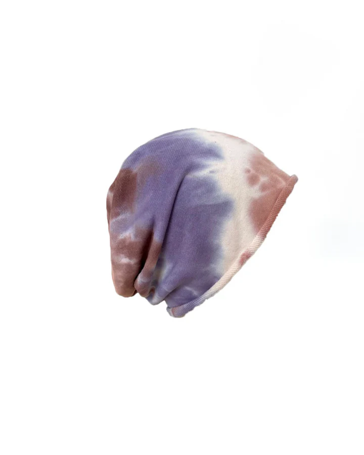 Tie-Dye Knit Beanie Hat - Image 3