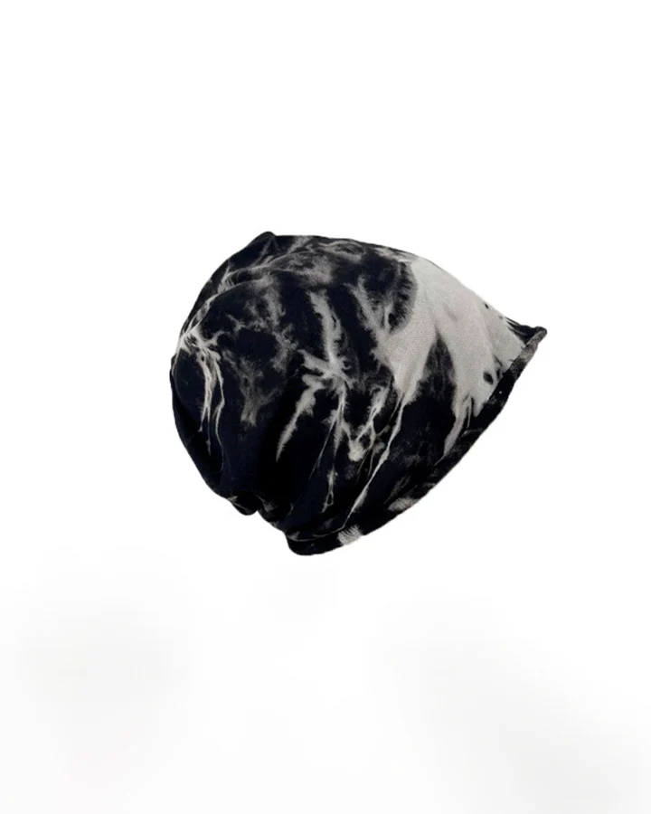 Tie-Dye Knit Beanie Hat - Image 5