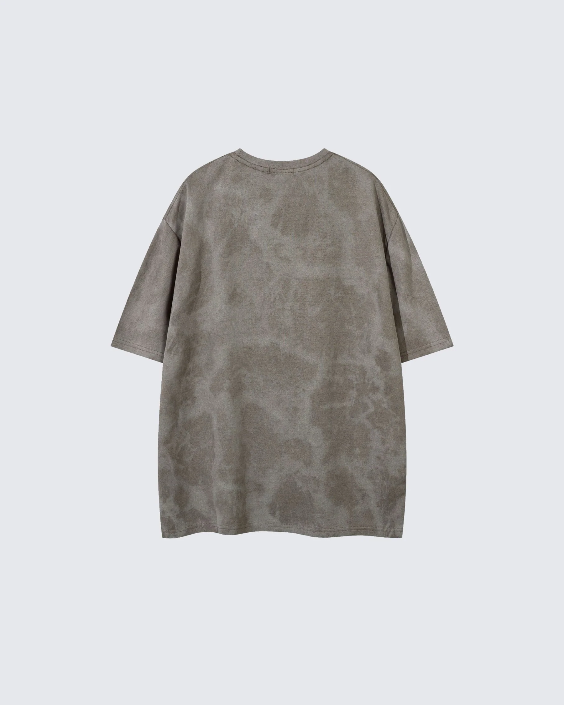 Tie-Dye Tribal Flame Graphic Oversized T-Shirt - Image 4