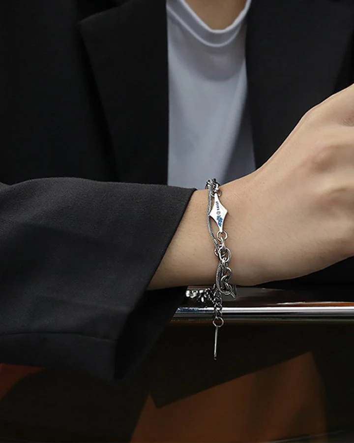 KIIKIO Titanium Steel Lava Wrap Bracelet with Unique Design - Image 3