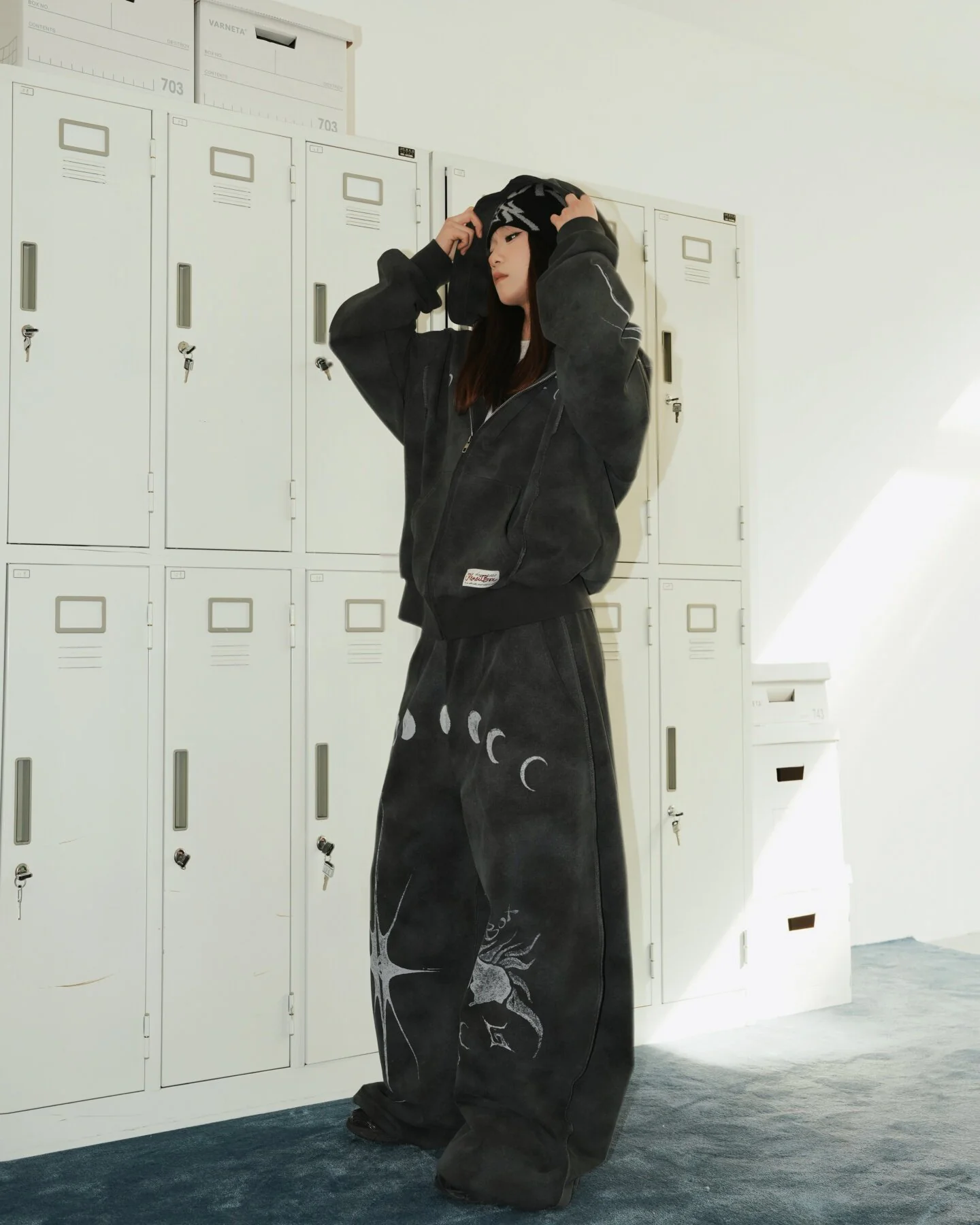 Unicorn – Street Hoodie – Dark Grey - Image 4