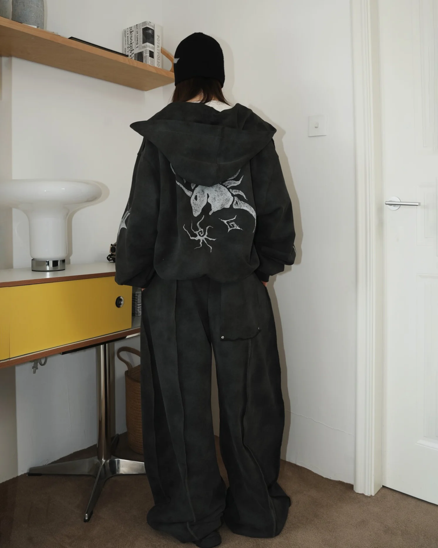 Unicorn – Street Hoodie – Dark Grey - Image 6