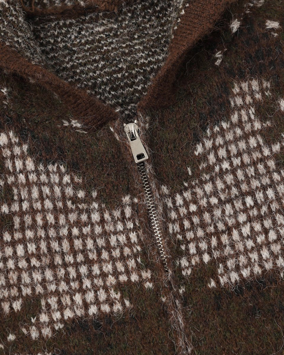 Unisex Creative Design Hooded Knit Sweater - Image 6